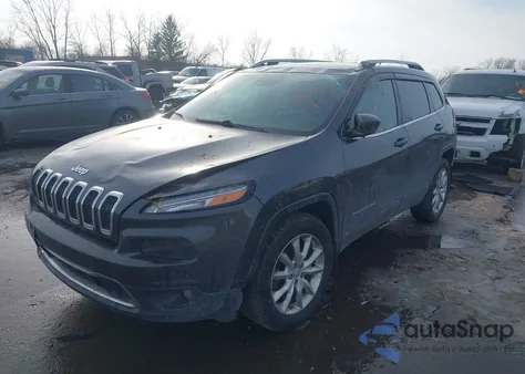 2016 Jeep Cherokee Limited from USA, damaged, VIN 1C4PJMDS4GW201759